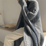 Gebreid losvallend vest