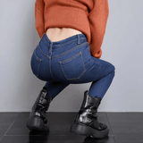 Smalle warme jeans