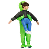 Opblaasbare alien die je meeneemt