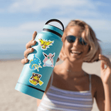 Poke Klistermärken Set – 50 Unika Stickers för Samlare och Fans
