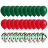 Vrolijk kerstfeest ballonnen in meerdere kleuren - Latex Ballonnen Feestballonnen