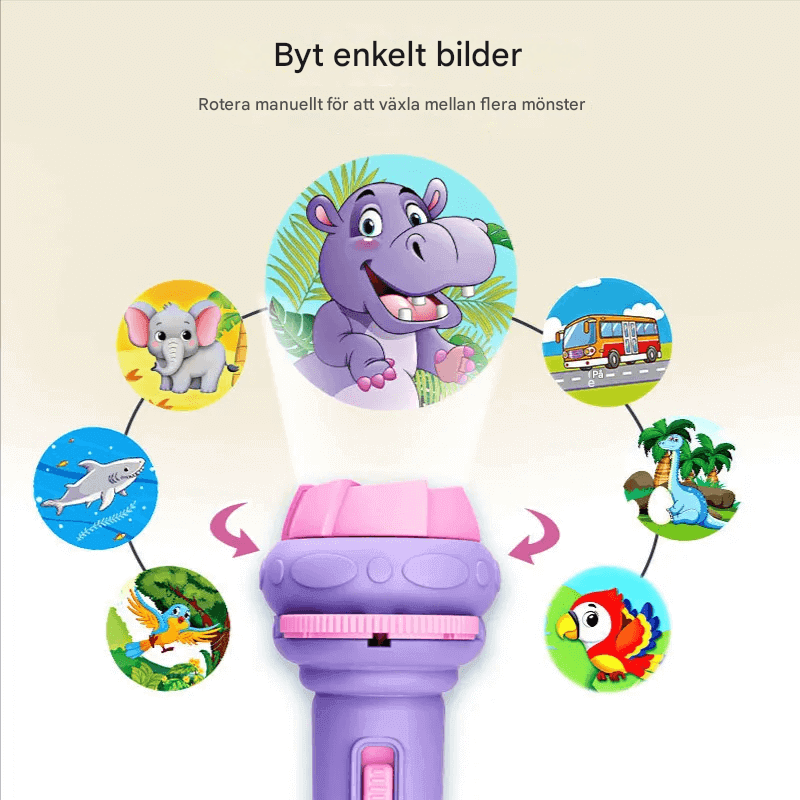 Beeldverhaal Zaklamp Projector Speelgoed