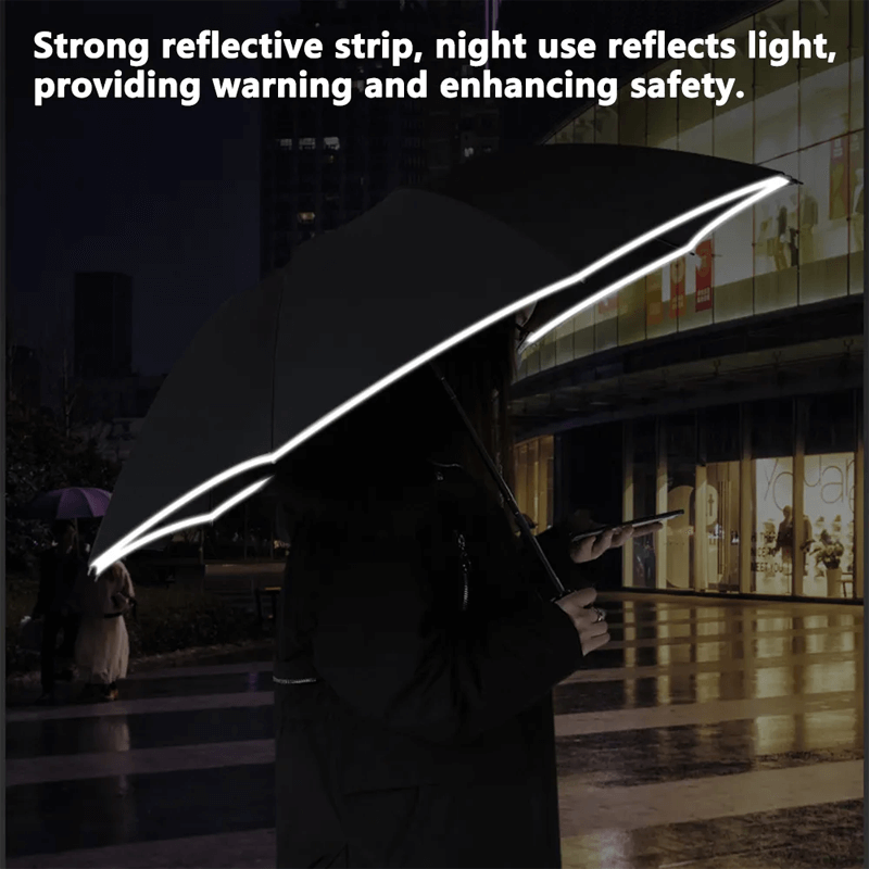 Opvouwbare paraplu met LED-zaklamp