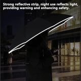 Opvouwbare paraplu met LED-zaklamp