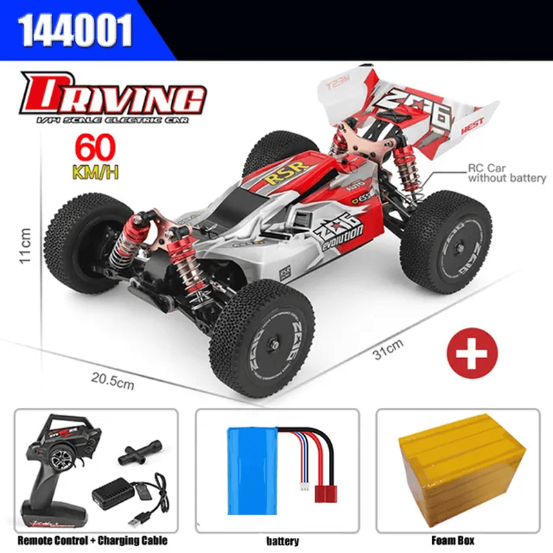 Off-Road auto met afstandsbediening 35-70 km/u