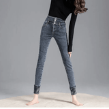 Thermische winterbroek met hoge taille