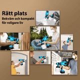BIRGER – Trådlös Elektrisk Färgspruta 800 ml – 3 Sprutmönster för Möbler, Väggar och DIY