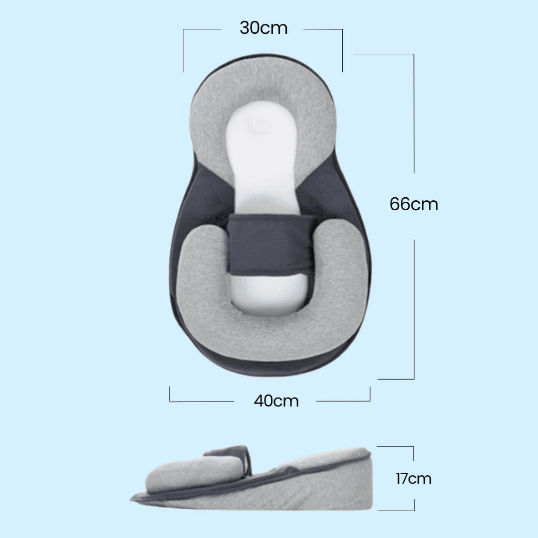 DrömNäste™ Baby Nest - Het ultieme babynest dat ondersteuning biedt rond het hoofdje