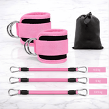 BootyFlex – Fotledsbaserat Motståndsbandset med Justerbar Belastning för Ben, Höfter & Hemmaträning