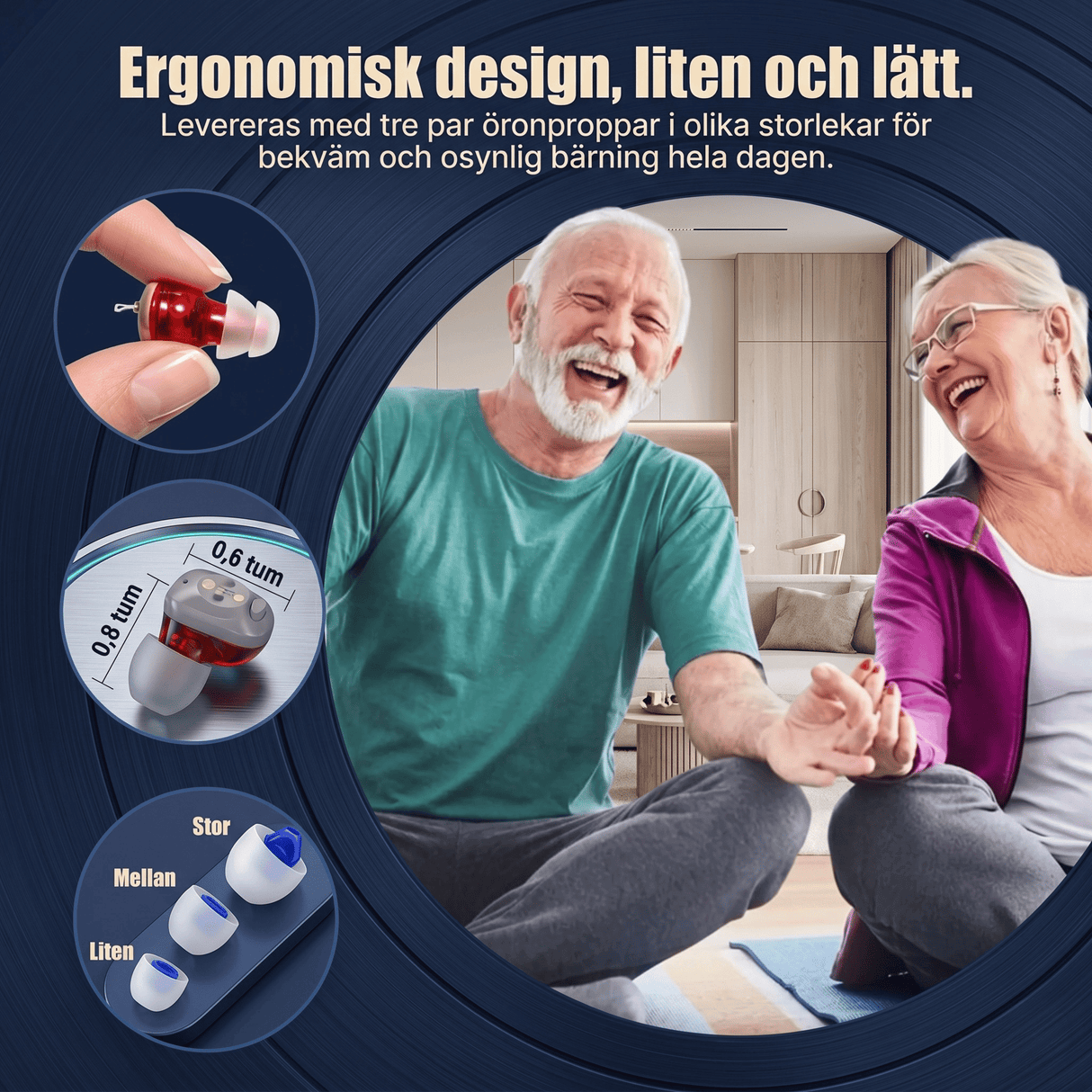 ClearTone - Discrete hoortoestellen - Geavanceerd hoortoestel met ruisonderdrukking