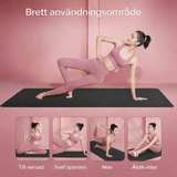 FlexiMat – Halksäker Yogamatta i EVA med 4 mm Dämpning för Yoga, Pilates och Träning