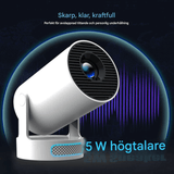 LumiCast View – Magcubic HY300 Pro+ Mini Projektor med Android 11, WiFi 6 & 720P LED-Bild för Hemmabio och Underhållning
