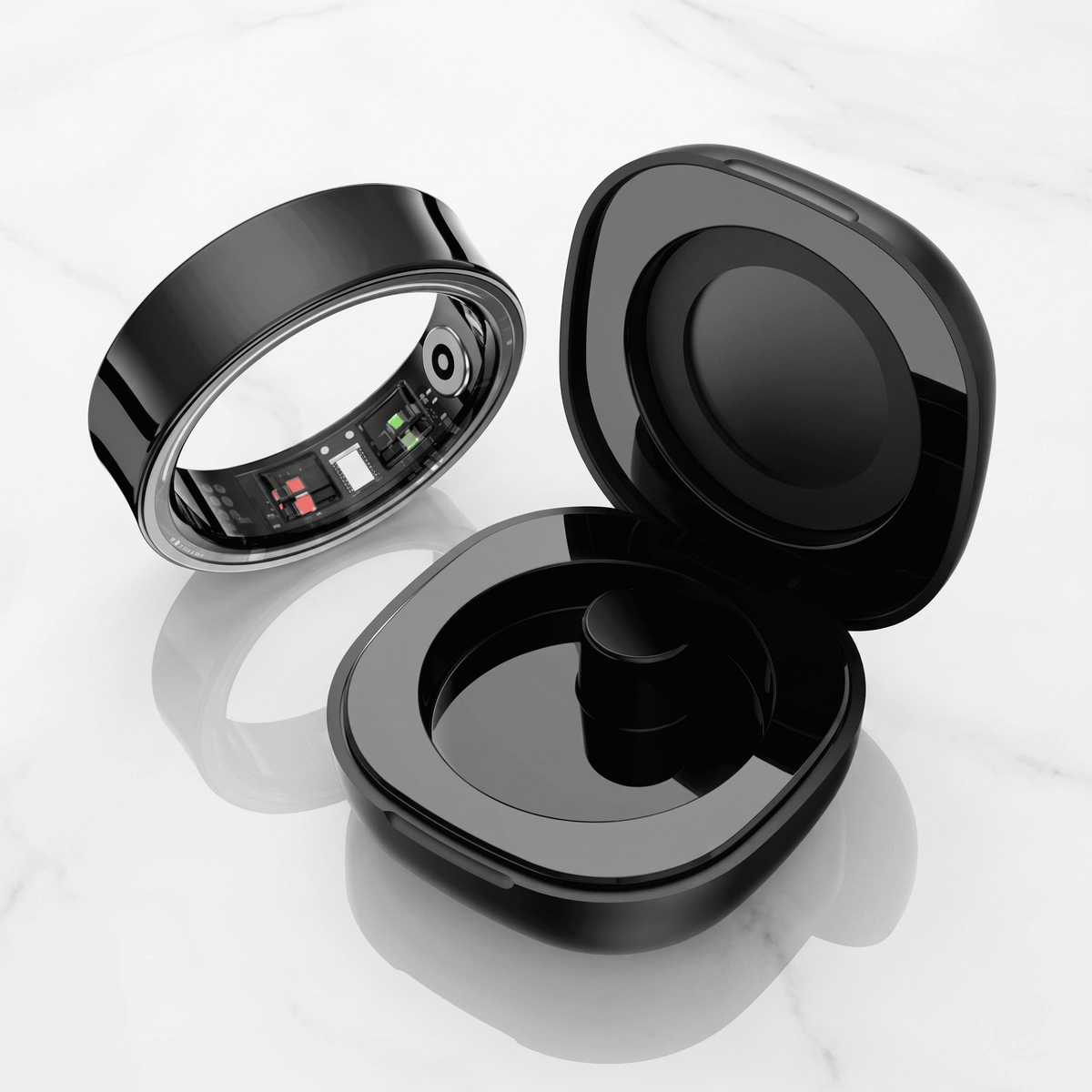 PulseLoop – Smart Ring med Pulsmätning och Sömnövervakning – Vattentät Aktivitetsring för Män och Kvinnor