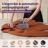 SteamFold – Handhållet Ångstrykjärn 1200W med Vikbart Handtag – Portabelt Resestrykjärn med Våt och Torr Strykning, LED-display och Väggfäste
