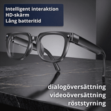 VoxLens – Smarta AI-Glasögon med Kamera, Realtidsöversättning och Röststyrning – 4K Video, Samtal och Musik