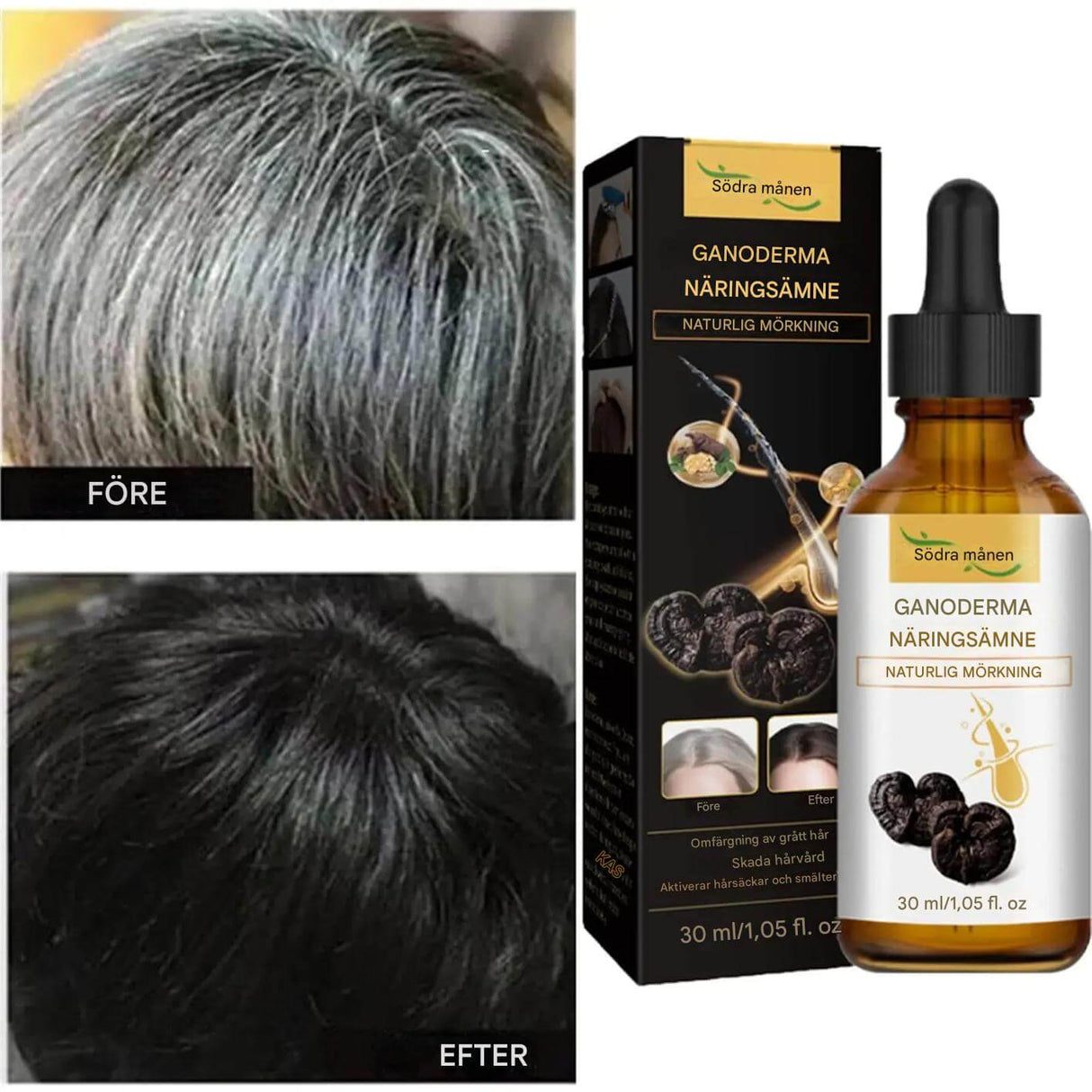 ToneRoot Serum - Haarserum voor grijs en wit haar | Natuurlijke kleurverbetering en hoofdhuidvoeding