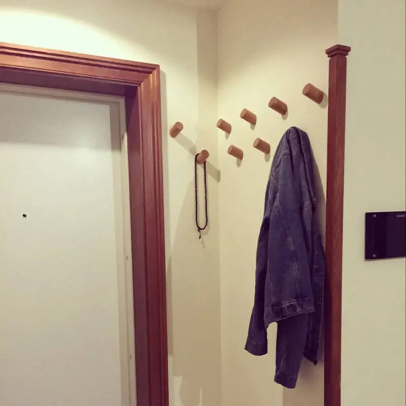 BarkHook - Houten wandhaak voor kleding, sleutels en accessoires | Stijlvol opbergen in natuurlijk design