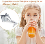 Fruitpers - Aluminium handmatige citruspers - Eenvoudig persen van citrusvruchten, granaatappels en meer