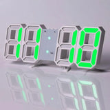 BrightChrono - 3D Digitale LED Wand- & Bureauklok | Stijlvolle Tijdsweergave voor Thuis & Kantoor