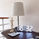 BrightChrono - 3D Digitale LED Wand- & Bureauklok | Stijlvolle Tijdsweergave voor Thuis & Kantoor