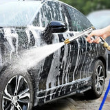 FlexiSpray - Flexibele en uitbreidbare hogedrukslang met verstelbaar mondstuk voor buitengebruik