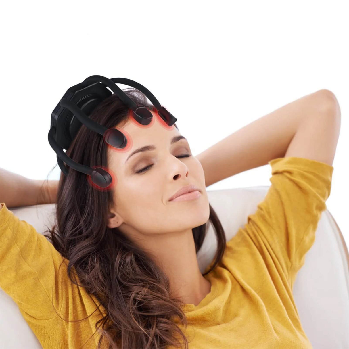 CalmNest - Draadloze elektrische hoofdmassager voor ontspanning en welzijn