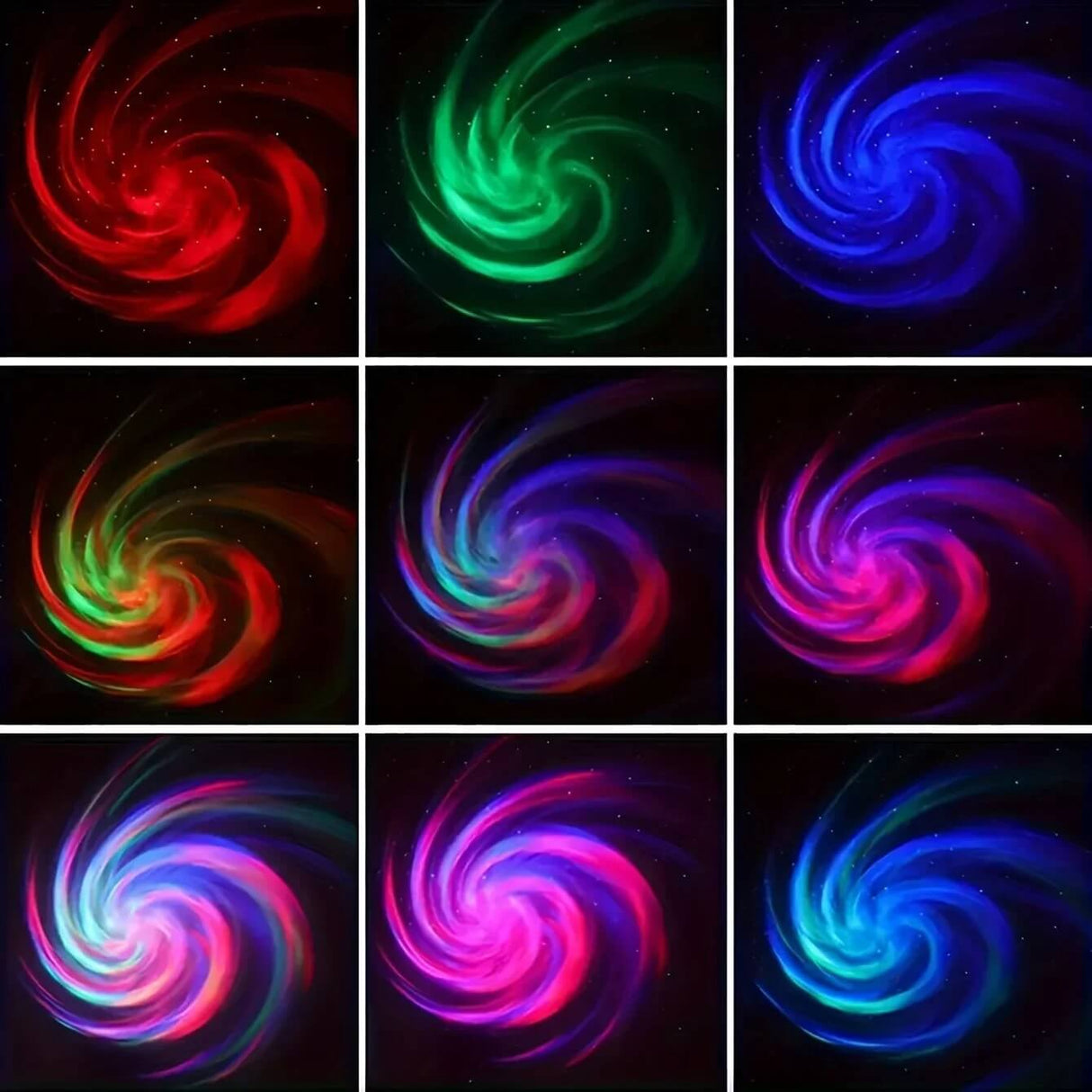 StarGlo - LED Galaxy Projector Lamp | Sfeerverlichting met afstandsbediening voor magische sfeer