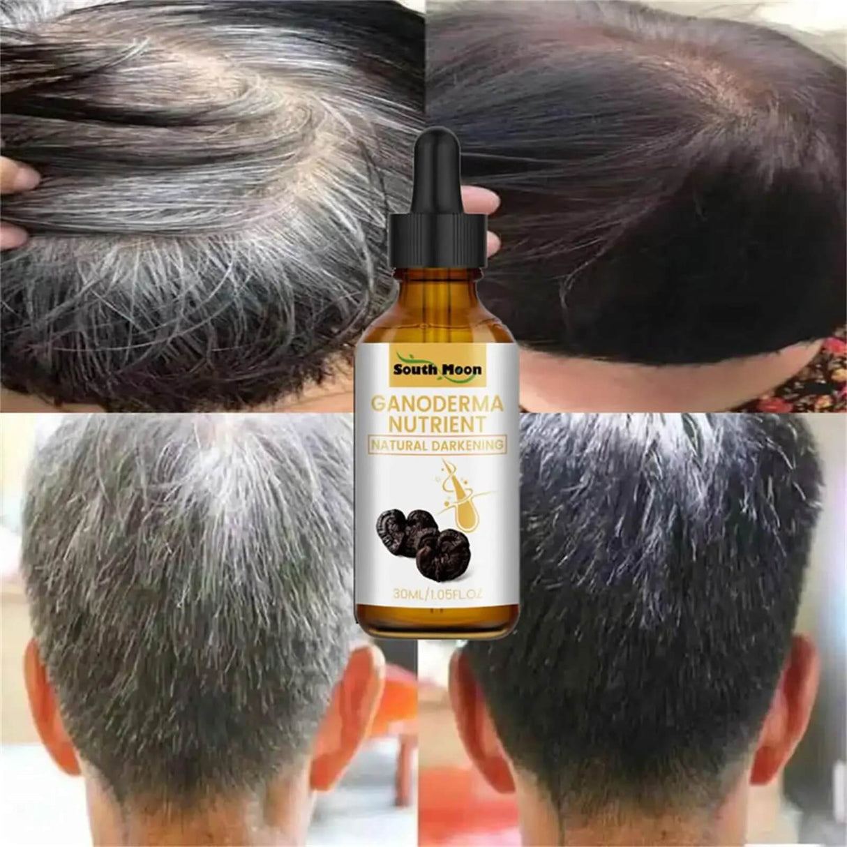 ToneRoot Serum - Haarserum voor grijs en wit haar | Natuurlijke kleurverbetering en hoofdhuidvoeding