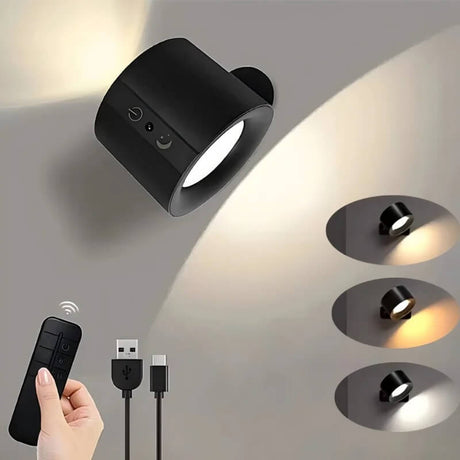 NordGlow - Magnetische LED Wandlamp met Twee Lichtbronnen | Flexibele Verlichting voor Elke Hoek van het Huis