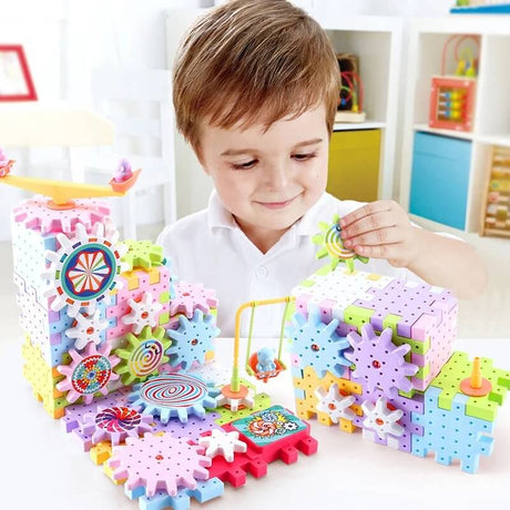 Elektrisch Bouwmodel - 3D Puzzels met Versnellingen voor Kinderen