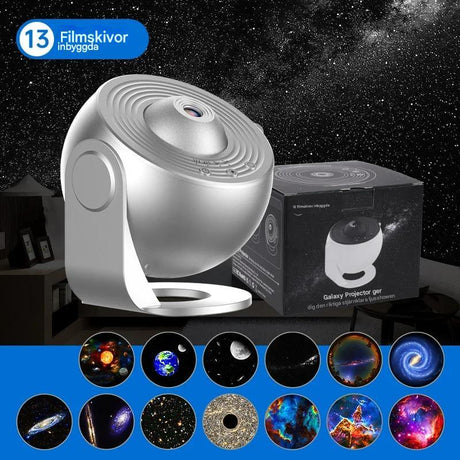 CosmaView - Sterrenhemel Projectorlamp voor kinderkamer en slaapkamer | Galaxy Projector met 360 ° Rotatie