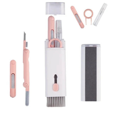 CleanMate - 7-in-1 Toetsenbord & Koptelefoon Schoonmaak Kit | Smart Care Oplossing voor Computer & Tech Gadgets