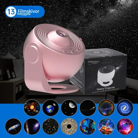 CosmaView - Sterrenhemel Projectorlamp voor kinderkamer en slaapkamer | Galaxy Projector met 360 ° Rotatie