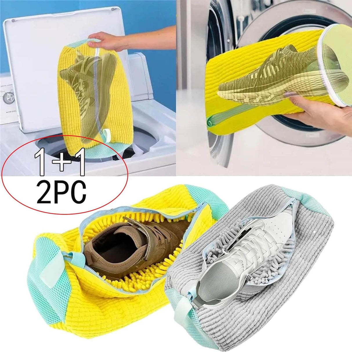 LintoBag - Machinewasbare Schoenentas Beschermt uw schoenen en verlengt de levensduur