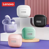 Lenovo LP40 Pro - Bluetooth 5.1 draadloze hoofdtelefoon met hifi-geluid, aanraakbediening, oplaadetui en microfoon