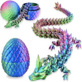 MystiCore - 3D-geprint drakenei met bewegende minivlieger - een magisch detail voor op het bureau of in de kinderkamer
