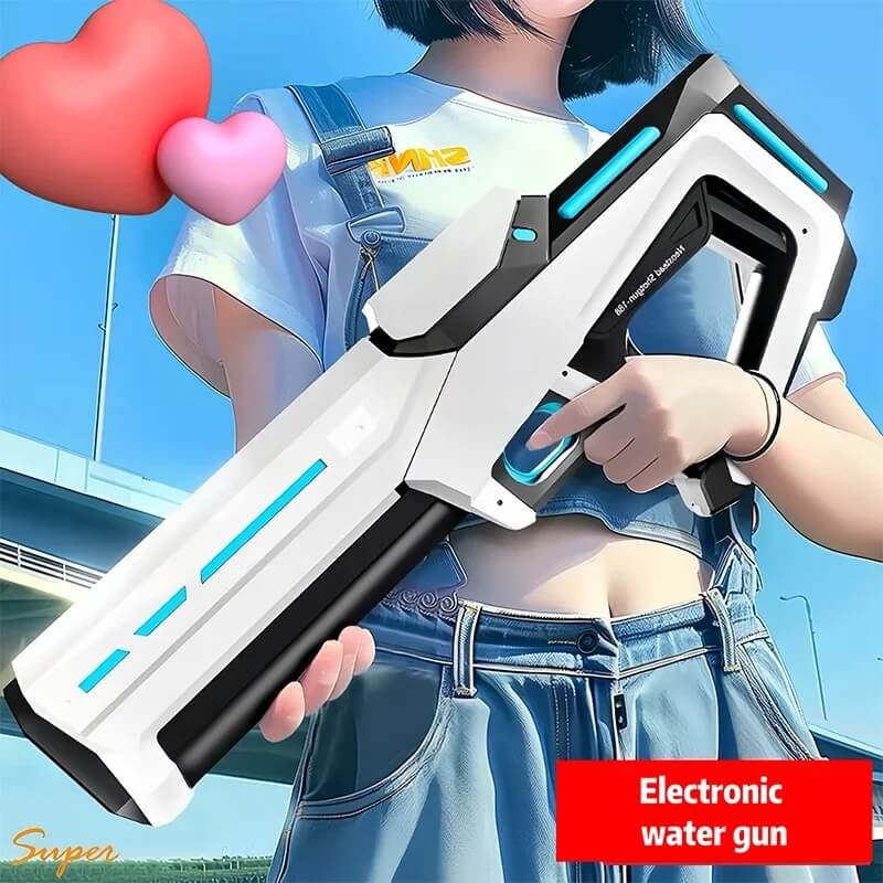 SplashForce - Automatisch waterkanon voor spelen en zomerspelen | Elektrisch aangedreven, groot bereik en veel actie