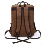 NomadiqPack – Vintage Canvas Ryggsäck för Resor | Stil, Funktion och Flexibilitet i Ett
