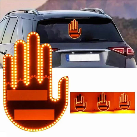 GlowHand - Leuke handlamp voor in de auto met afstandsbediening | Laat je stemming in het verkeer op een briljante manier zien