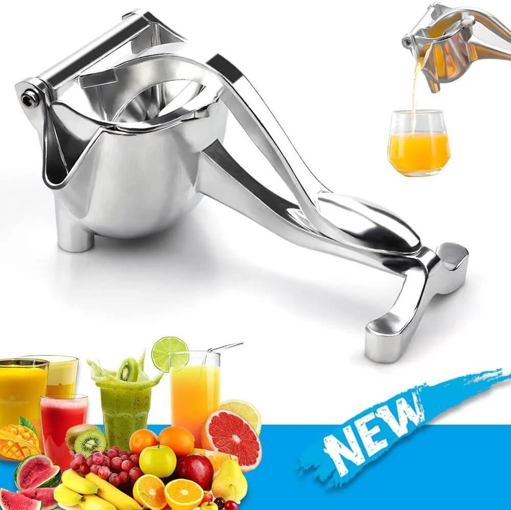 Fruitpers - Aluminium handmatige citruspers - Eenvoudig persen van citrusvruchten, granaatappels en meer