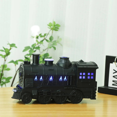 TrainAroma - Luchtbevochtiger & Aroma Diffuser met LED en afstandsbediening | Uniek Trein Geïnspireerd Ontwerp