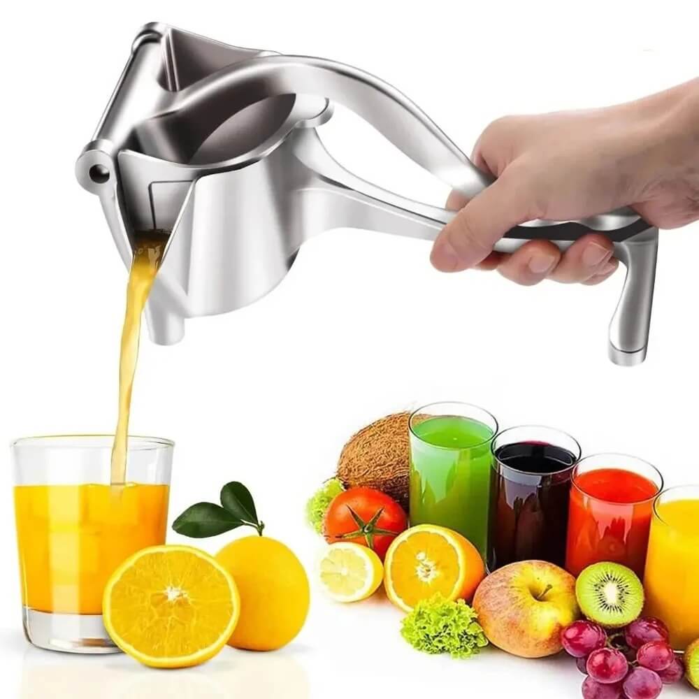 Fruitpers - Aluminium handmatige citruspers - Eenvoudig persen van citrusvruchten, granaatappels en meer