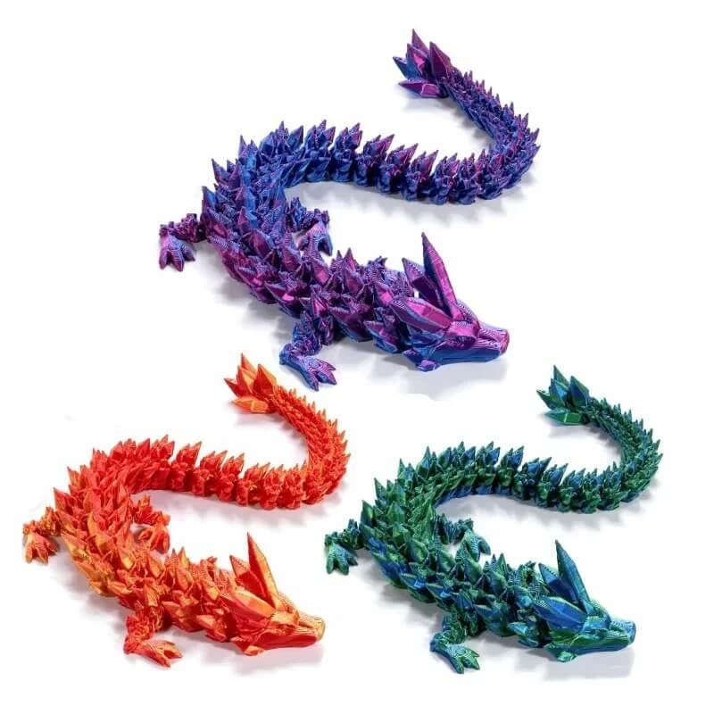 MystiCore - 3D-geprint drakenei met bewegende minivlieger - een magisch detail voor op het bureau of in de kinderkamer