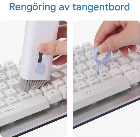 CleanMate - 7-in-1 Toetsenbord & Koptelefoon Schoonmaak Kit | Smart Care Oplossing voor Computer & Tech Gadgets