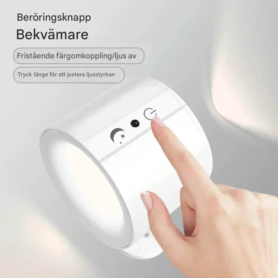 NordGlow - Magnetische LED Wandlamp met Twee Lichtbronnen | Flexibele Verlichting voor Elke Hoek van het Huis