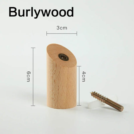 BarkHook - Houten wandhaak voor kleding, sleutels en accessoires | Stijlvol opbergen in natuurlijk design