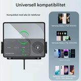 ChargeMount - Verstelbare Smart Car Telefoonhouder met 15W Draadloos Oplaad Pad voor Opvouwbare Schermen