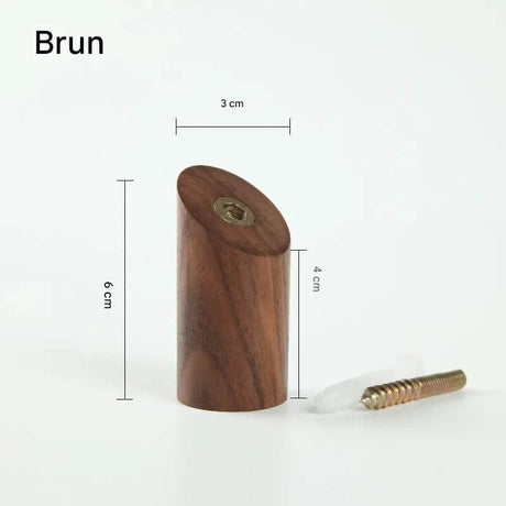 BarkHook - Houten wandhaak voor kleding, sleutels en accessoires | Stijlvol opbergen in natuurlijk design
