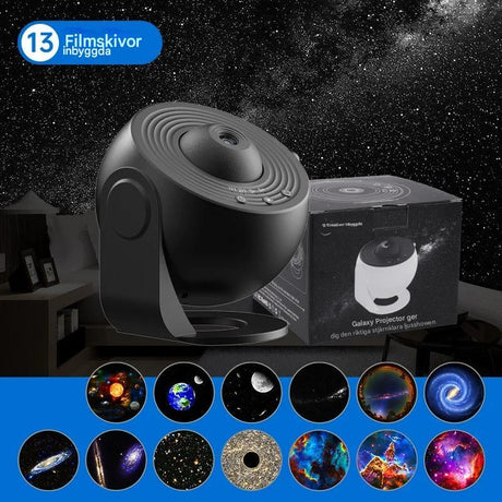 CosmaView - Sterrenhemel Projectorlamp voor kinderkamer en slaapkamer | Galaxy Projector met 360 ° Rotatie