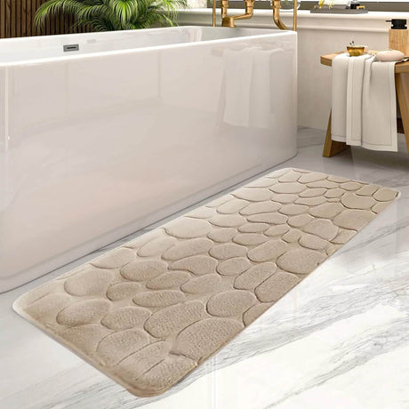 VelvioMat - Grote Badkamermat van Memory Foam - Antislip, Zacht & Absorberende Mat voor Thuis